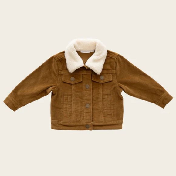 🐢2/$60🐢Jamie Kay Cord Jacket in Bronze 6-12m - Picture 1 of 9
